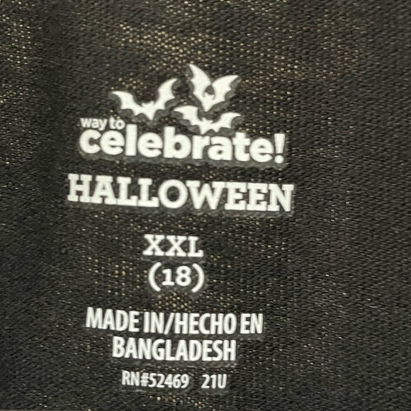 Girls Halloween 🎃 Unicorn 🦄 T-Shirt, Black, Size XXL (18), NWT, Trick or Treat - Picture 4 of 6